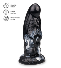 Laden Sie das Bild in den Galerie-Viewer, Alien-Dildo mit Saugnapf Hularias