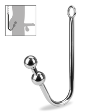 Laden Sie das Bild in den Galerie-Viewer, Anal-Haken mit 2 Kugeln Holder