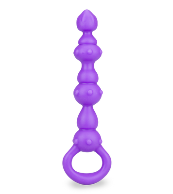 Anal-Perlenkette in Violett