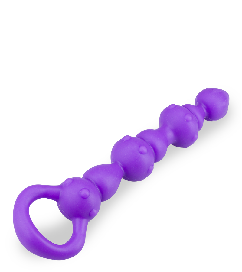 Anal-Perlenkette in Violett