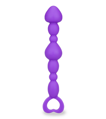 Analperlen in Violett