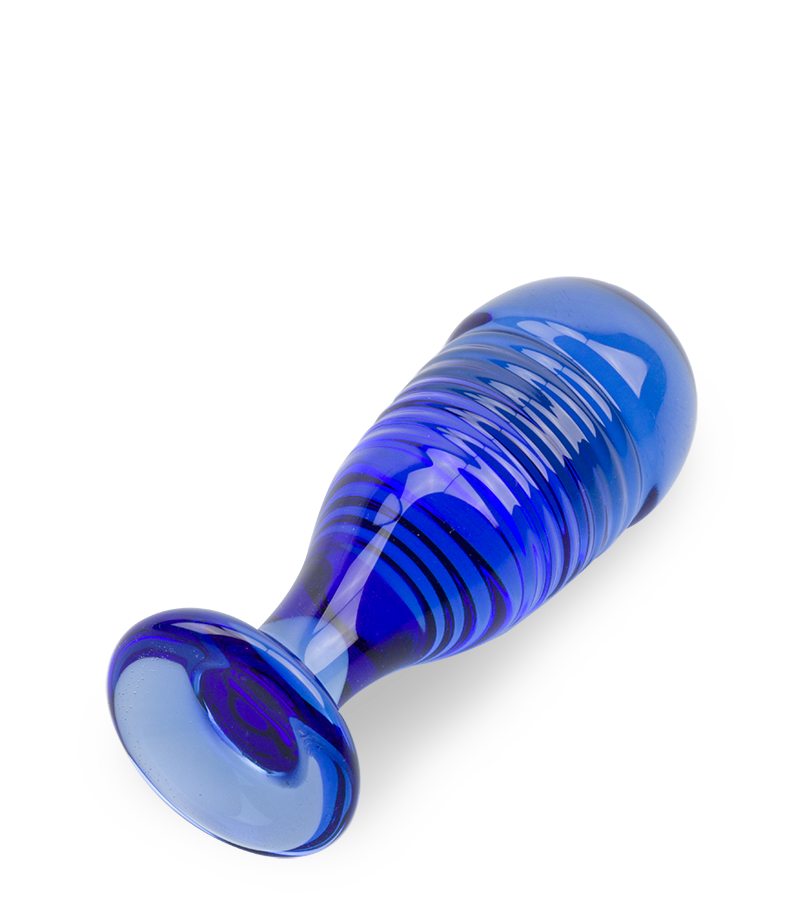 Analplug aus Glas Saturn