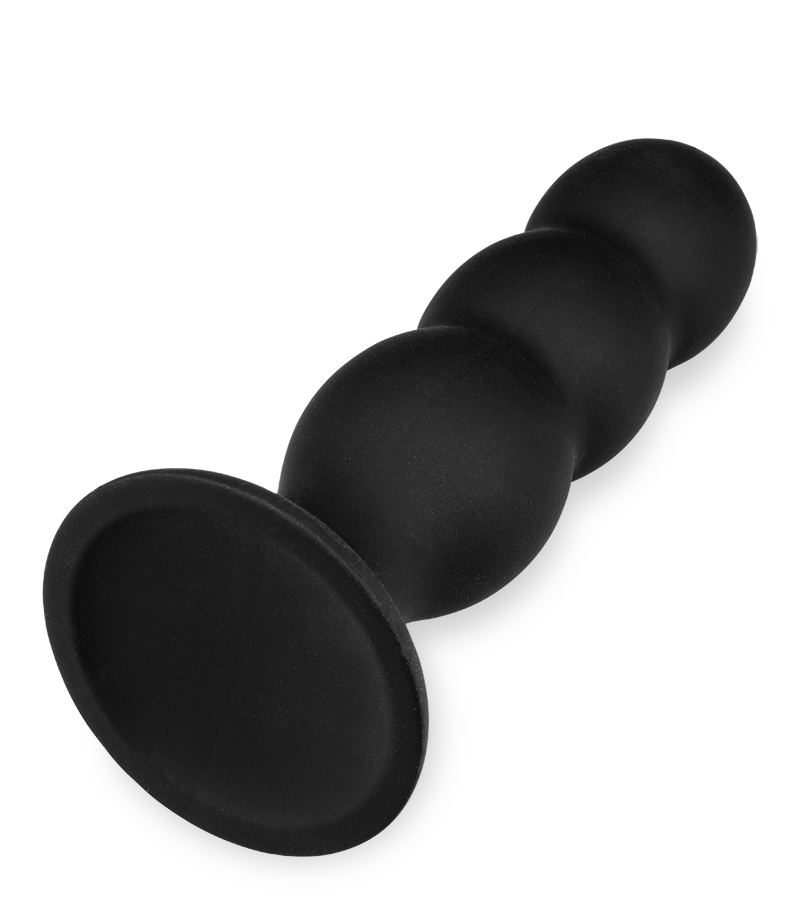 Analplug mit Kugeln und Saugfuß Ruthy