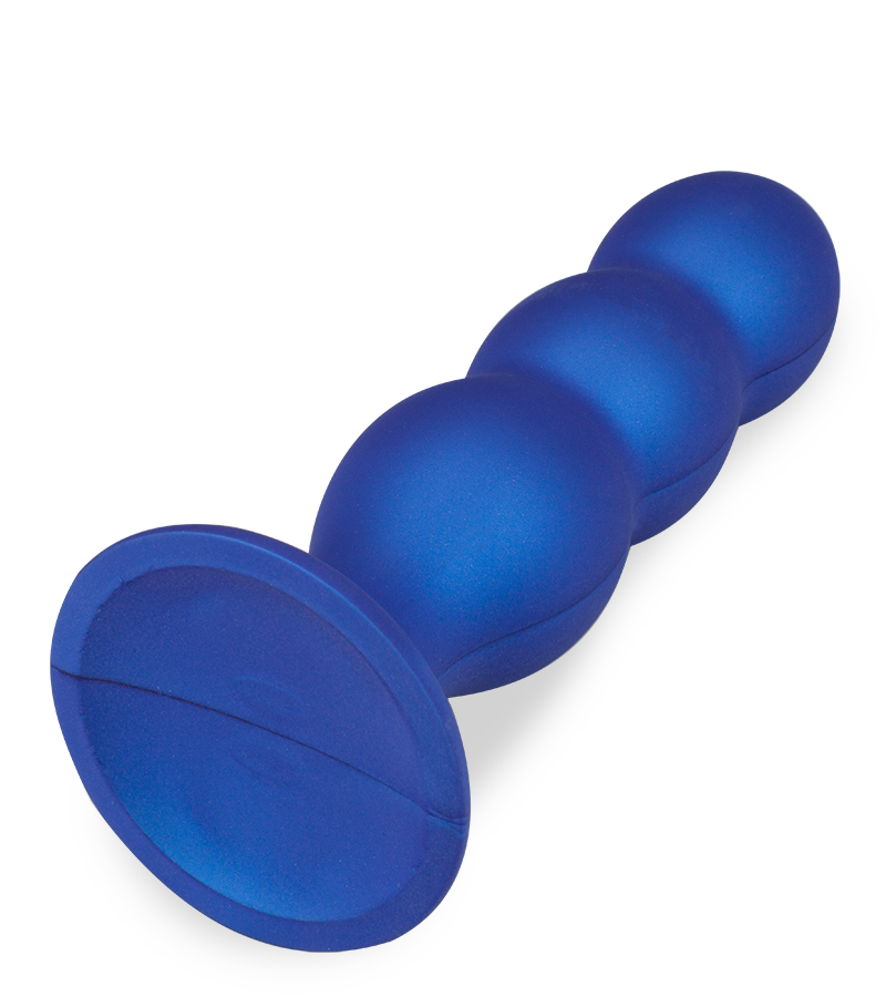 Analplug mit Kugeln und Saugfuß Ruthy