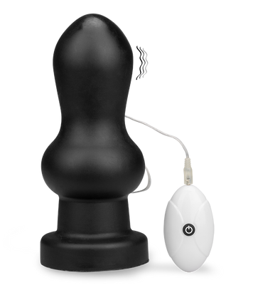 Analplug mit Saugnapf und Vibration Harlem