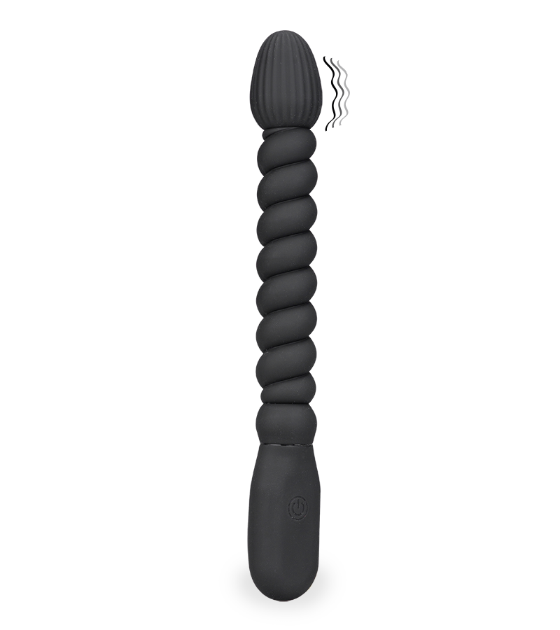 Analplug mit Vibration und Kugelschaft Adventurer