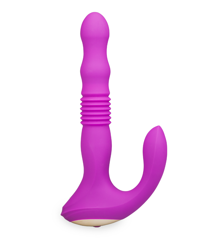 Analplug mit Vibration und Stoßfunktion Finn