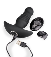 Laden Sie das Bild in den Galerie-Viewer, Analplug mit Vibration und Stoßfunktion Tokyo