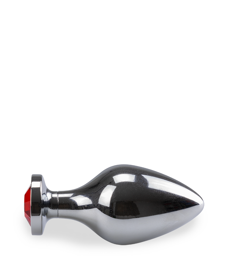 Analschmuck mit Doppel-Cockring und 3 Plugs