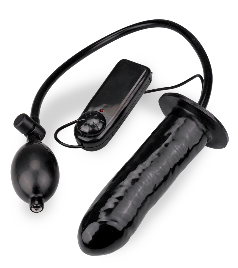 Aufblasbarer Dildo-Vibrator