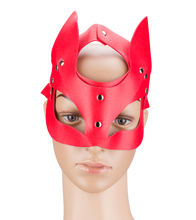 Laden Sie das Bild in den Galerie-Viewer, Augenmaske aus Kunstleder Wildcat