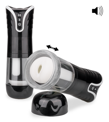 Automatischer Stoßmasturbator mit Vibration