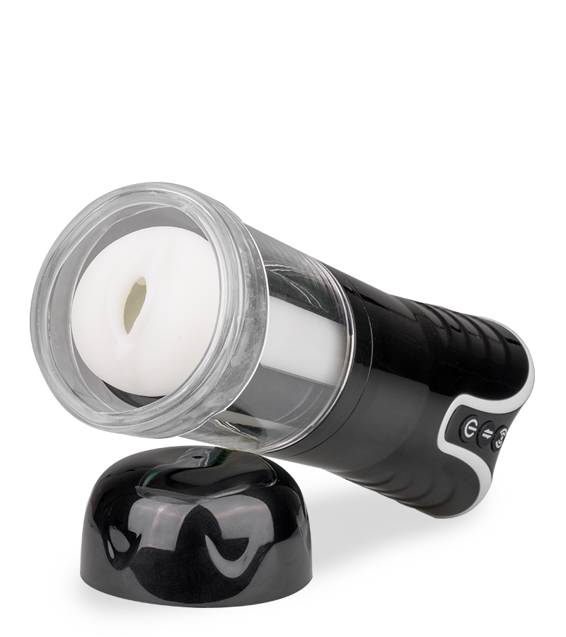 Automatischer Stoßmasturbator mit Vibration