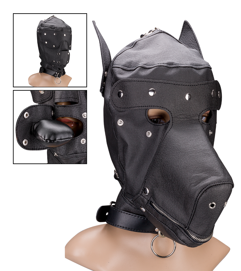 BDSM-Hundemaske Dobermann für Puppy Play