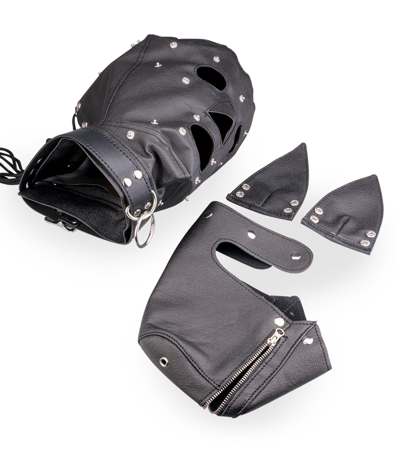 BDSM-Hundemaske Dobermann für Puppy Play