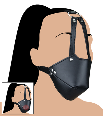 BDSM-Mundknebel aus Leder
