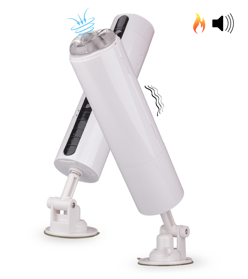 Beheizbarer Saug-Masturbator mit Audiofunktion