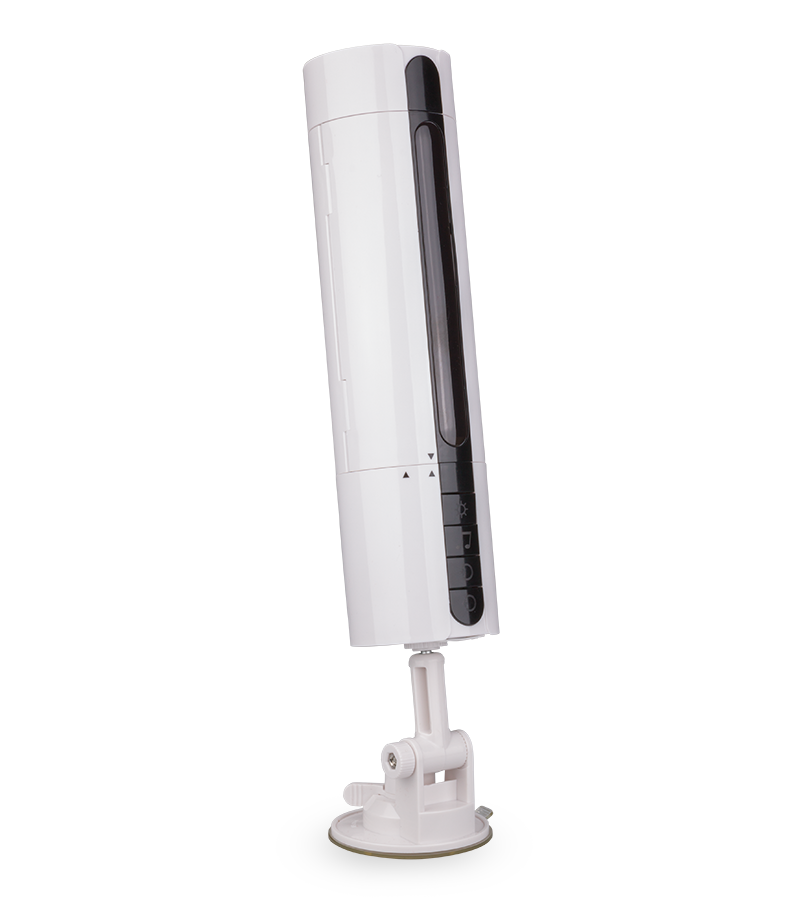 Beheizbarer Saug-Masturbator mit Audiofunktion