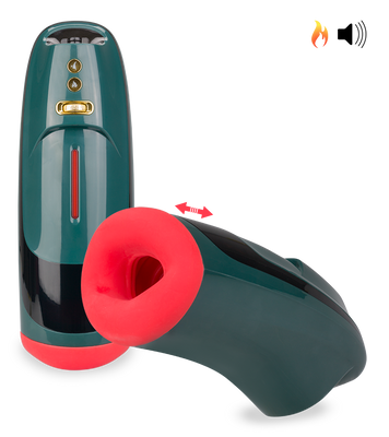 Blowjob-Masturbator mit Stoßfunktion Deep Kiss