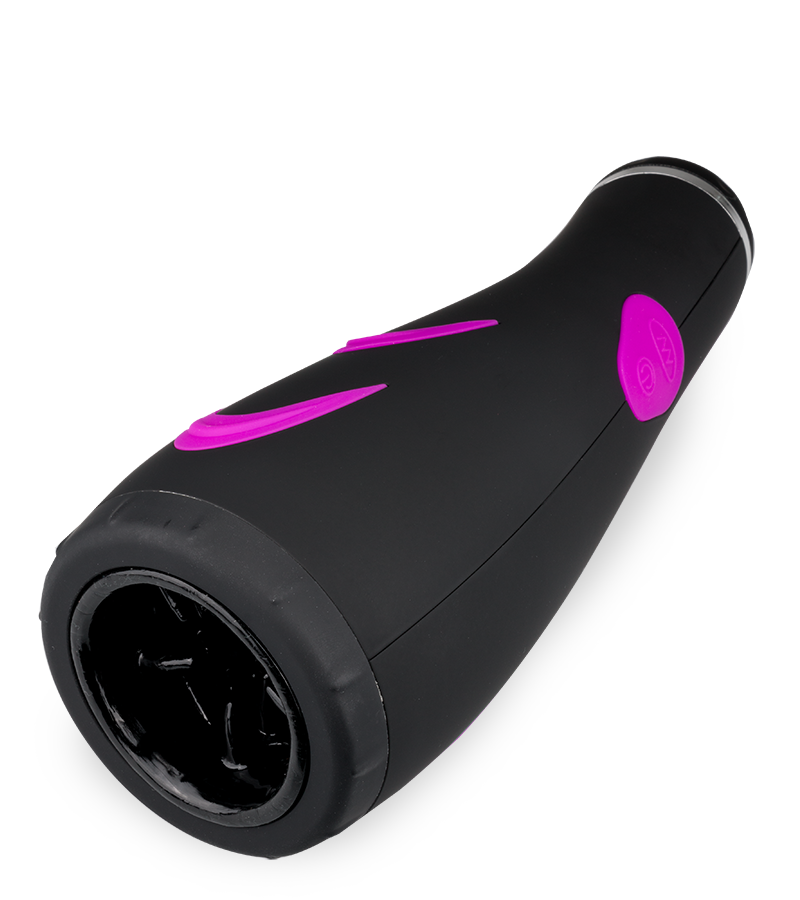 Blowjob-Profi-Masturbator mit Vibration und Saugfuß