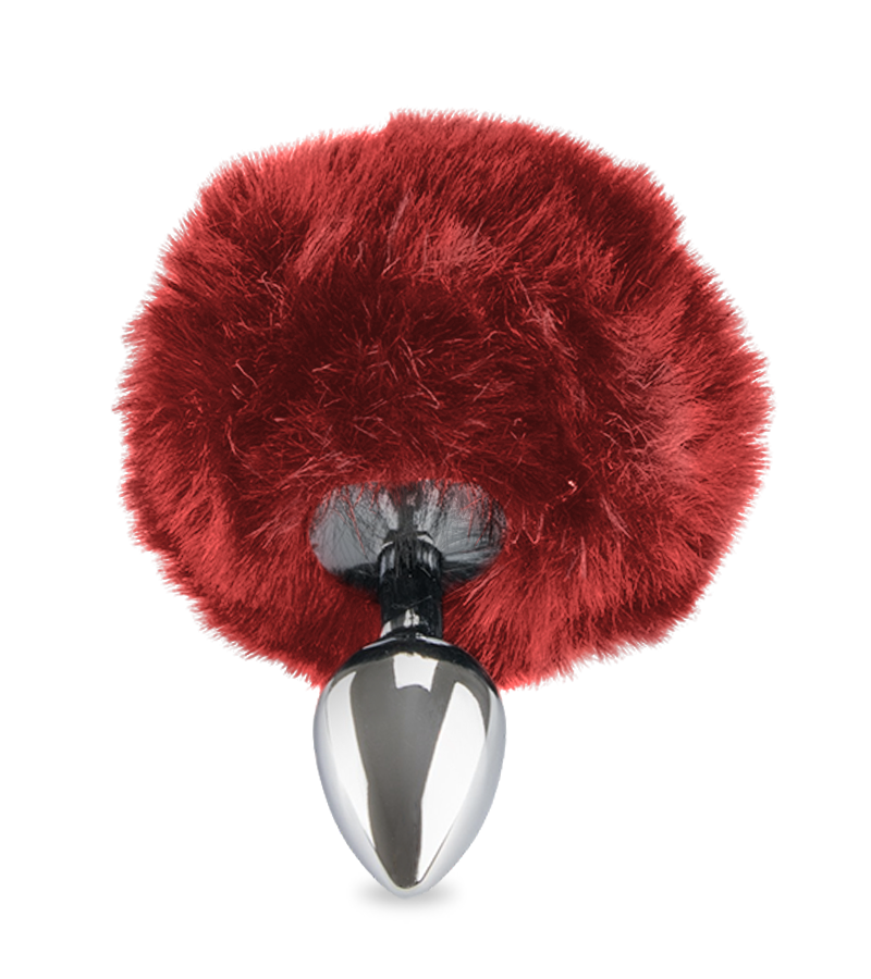 Bunny Tail Rosebud-Analplug