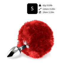 Laden Sie das Bild in den Galerie-Viewer, Bunny Tail Rosebud-Analplug