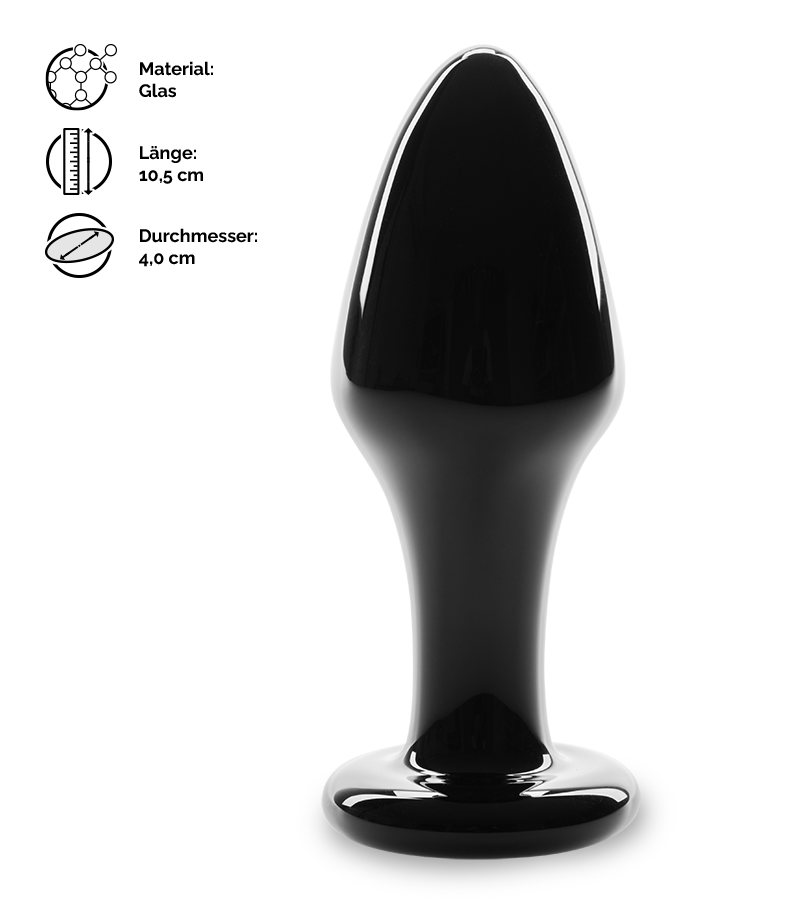 Buttplug aus Glas Panther