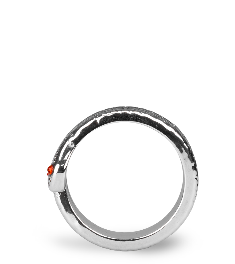 Cockring aus Edelstahl Medusa