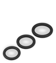 Laden Sie das Bild in den Galerie-Viewer, Cockring-Set aus medizinischem Silikon 3-teilig Zoom
