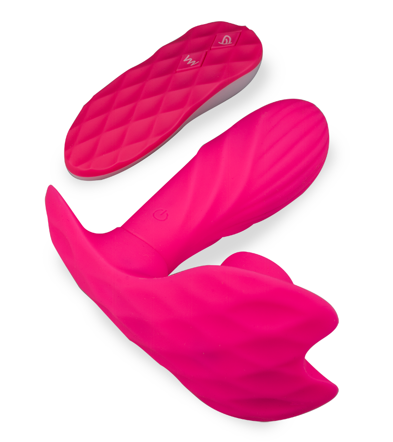 Cunnilingus-Sextoy mit Heizdildo
