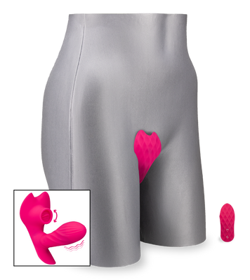 Cunnilingus-Sextoy mit Heizdildo