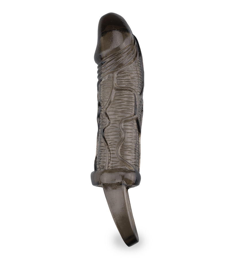 Dehnbare Penishülle mit Hodenring