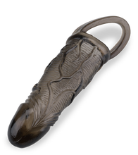 Laden Sie das Bild in den Galerie-Viewer, Dehnbare Penishülle mit Hodenring