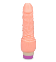 Laden Sie das Bild in den Galerie-Viewer, Dildo-Vibrator mit breiter genoppter Basis