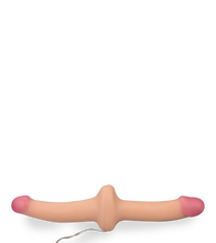 Laden Sie das Bild in den Galerie-Viewer, Doppeldildo für Paare mit Vibration