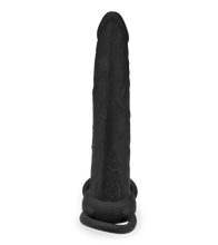 Laden Sie das Bild in den Galerie-Viewer, Doppeldildo mit Penis- und Hodenring