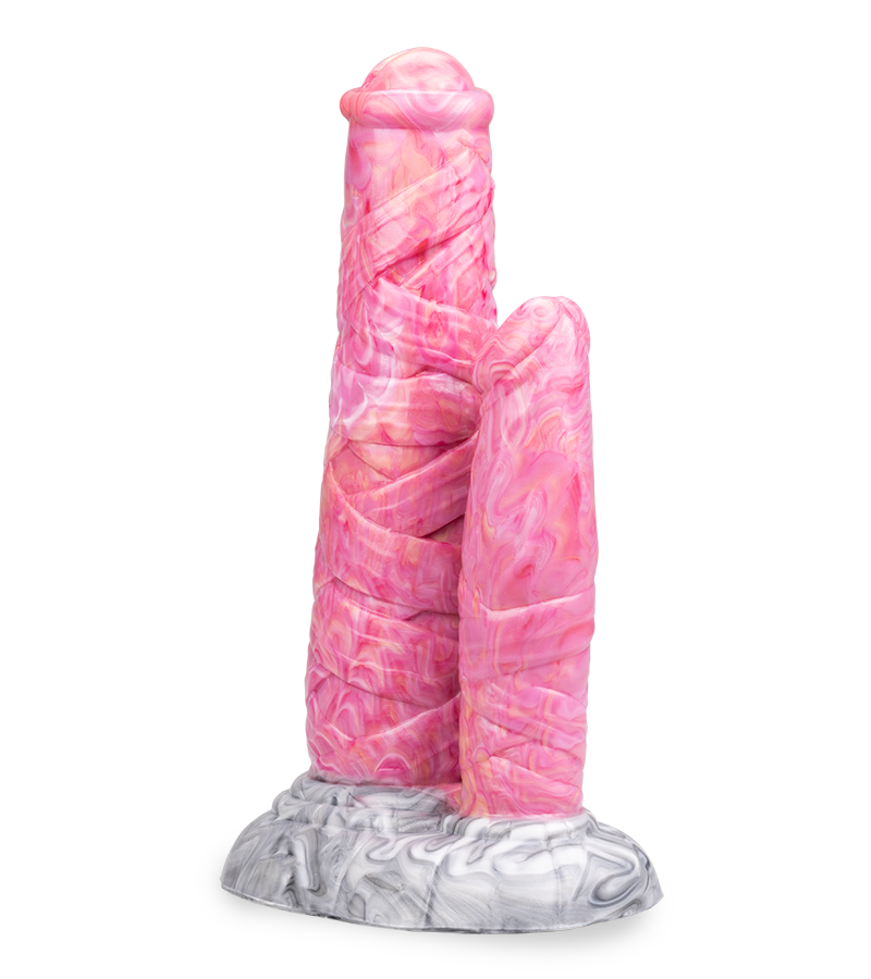 Doppeldildo mit Saugnapf Zentaur