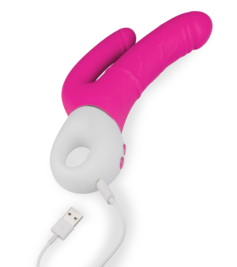 Doppeldildo mit Vibration Jakiro