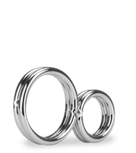 Laden Sie das Bild in den Galerie-Viewer, Doppelter Edelstahl-Penisring Eight
