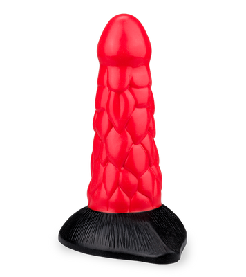 Dragon Dildo mit Schuppen und Saugnapf 18,5 cm