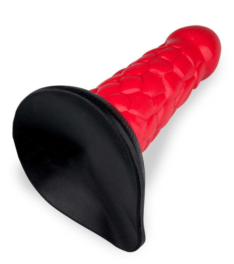 Dragon Dildo mit Schuppen und Saugnapf 18,5 cm