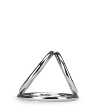 Laden Sie das Bild in den Galerie-Viewer, Dreifacher Cockring aus Edelstahl Holdy