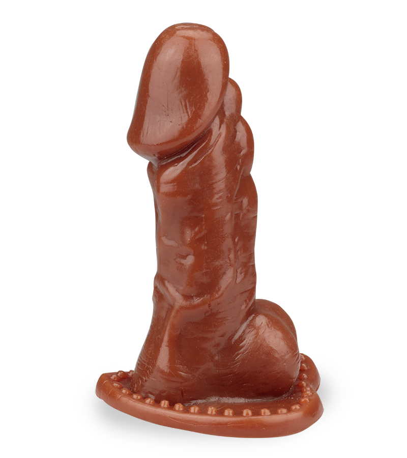 Dunkelhäutige Penishülle