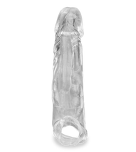 Laden Sie das Bild in den Galerie-Viewer, Durchsichtige Penishülle mit Hodenring
