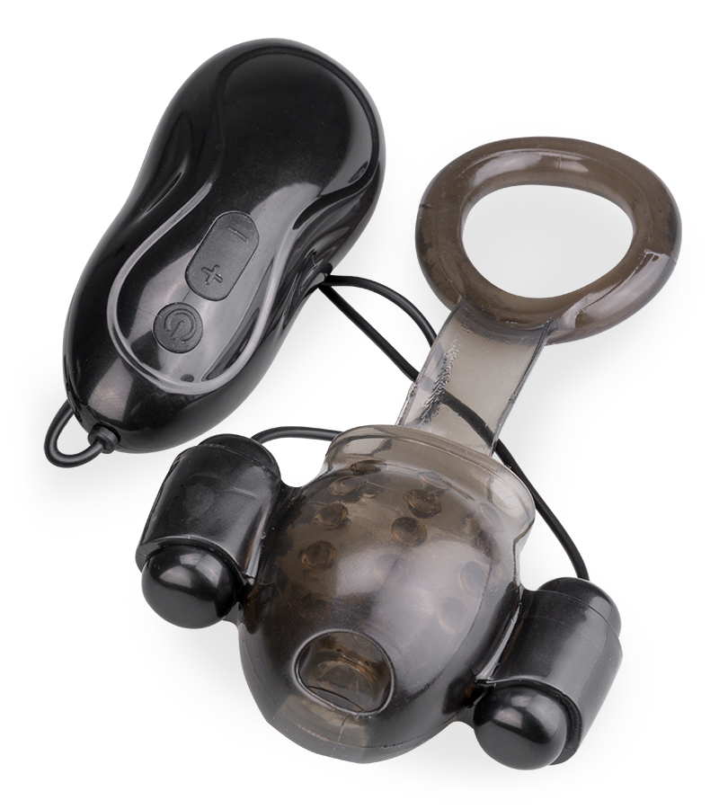 Eichelvibrator mit Cockring Lio