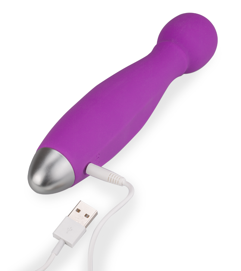 Fantasy Wand Vibrator Bowling mit 3 Aufsätzen