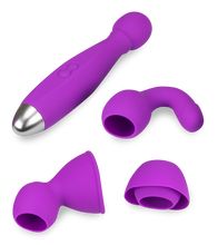 Laden Sie das Bild in den Galerie-Viewer, Fantasy Wand Vibrator Bowling mit 3 Aufsätzen