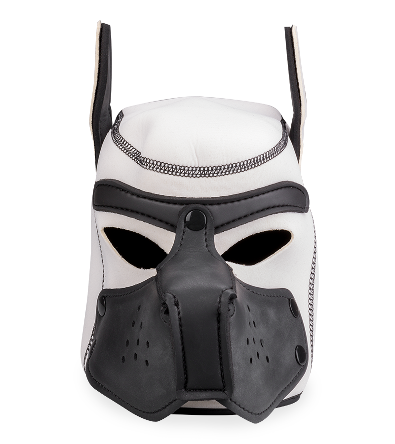 Farbige Puppy-Play-Hundemaske aus Neopren