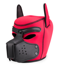 Laden Sie das Bild in den Galerie-Viewer, Farbige Puppy-Play-Hundemaske aus Neopren