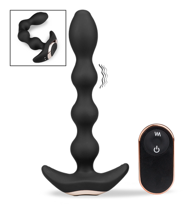 Ferngesteuerte vibrierende Analkette Devotion